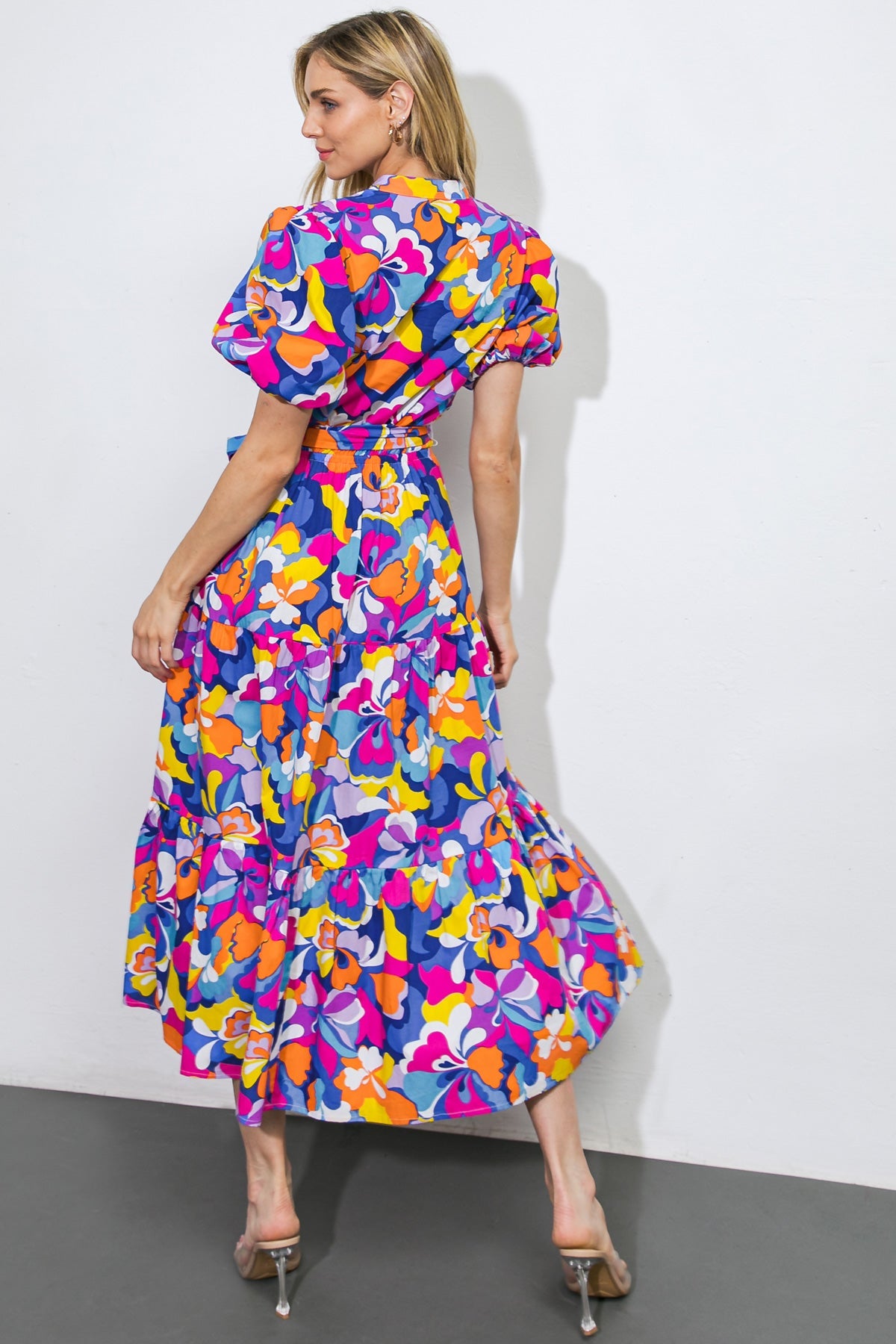 Love in Your Life Poplin Midi Dress