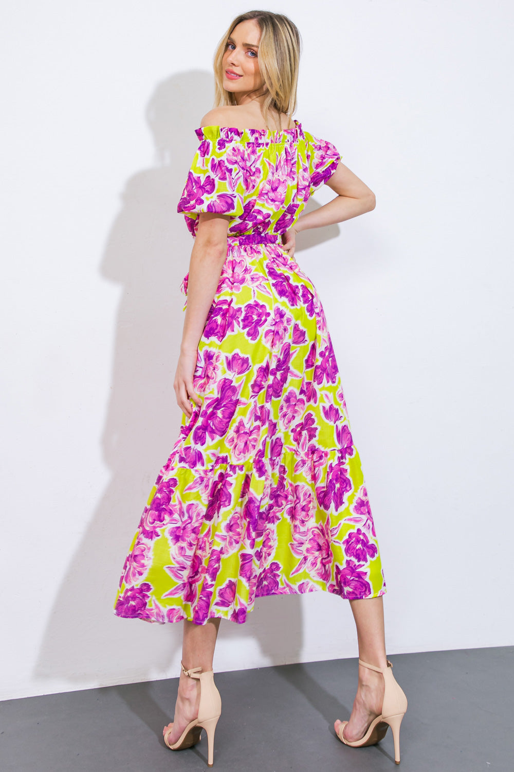 I'm in Charge Woven Midi Dress