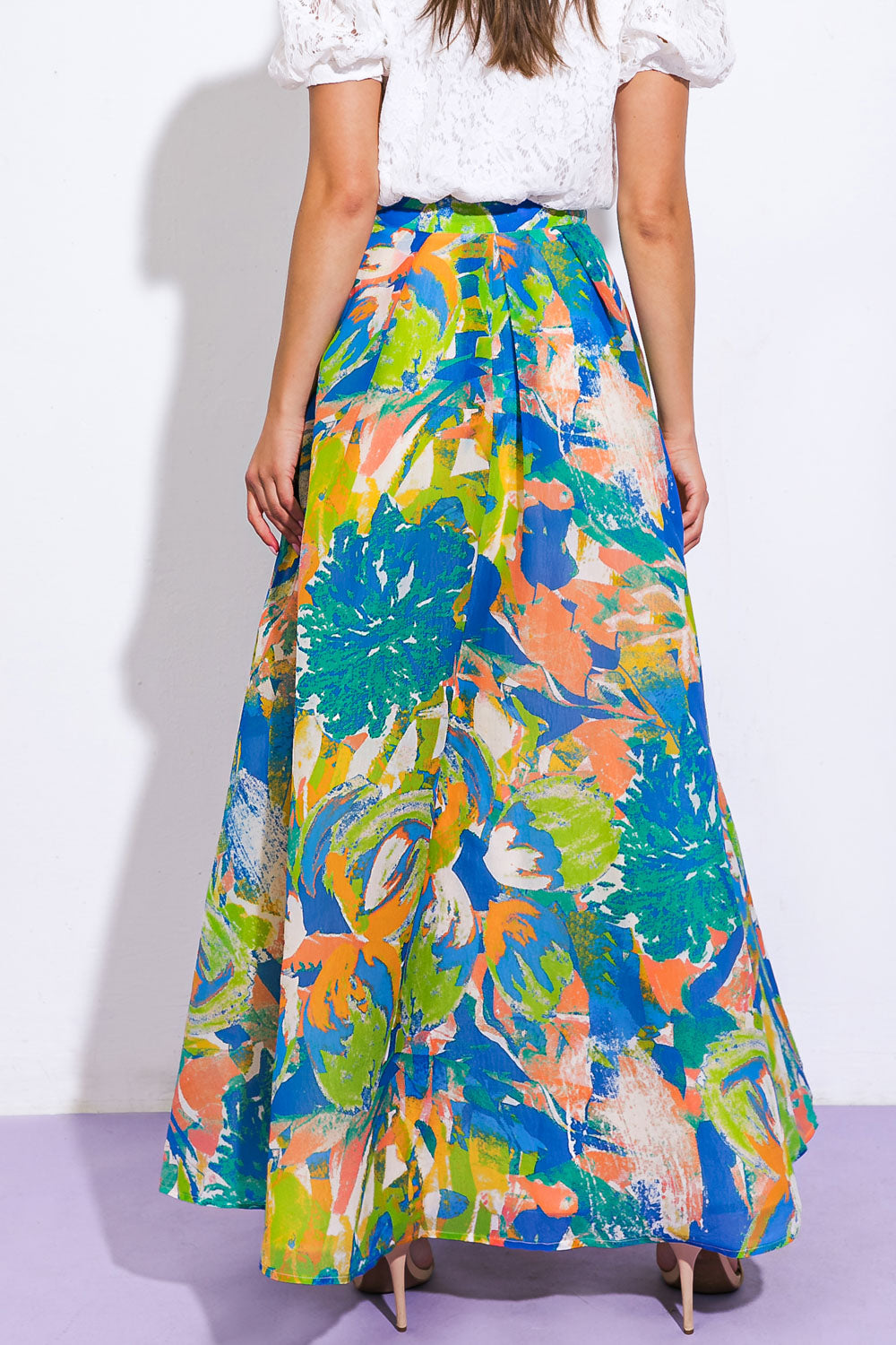 Coastal Chic Woven Maxi Skirt