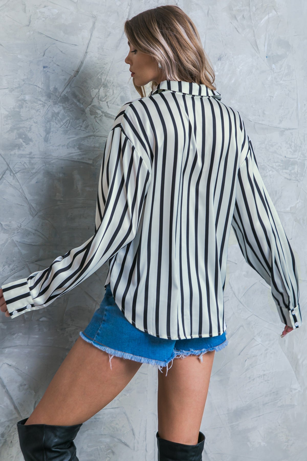 Nothing to Regret Satin Woven Top