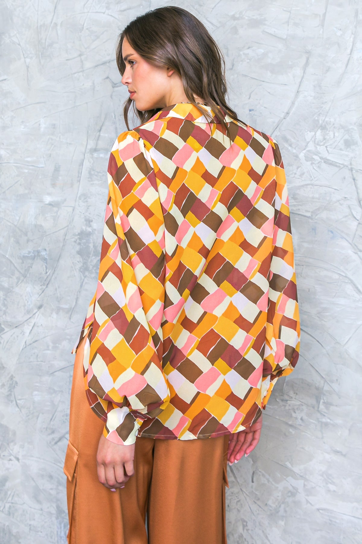 Enjoy Each Day Woven Top