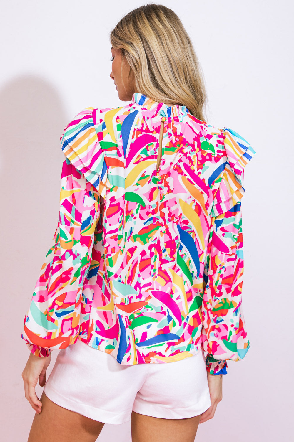 Graceful Impression Woven Top