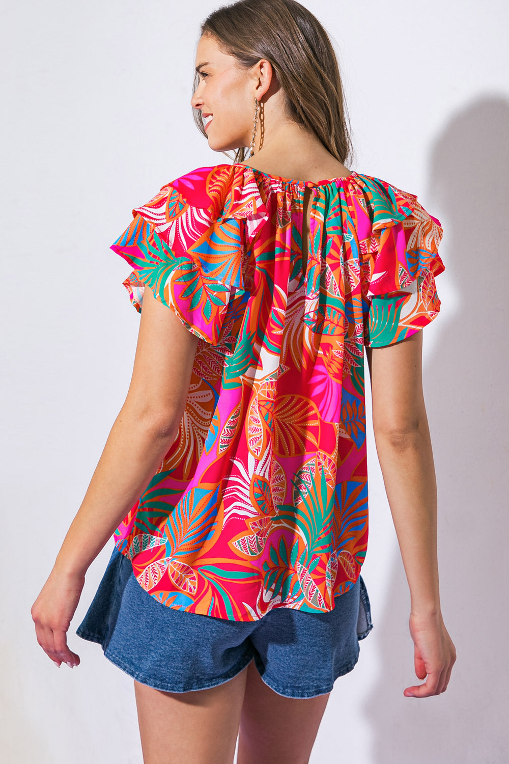 On My Mind Red Woven Top