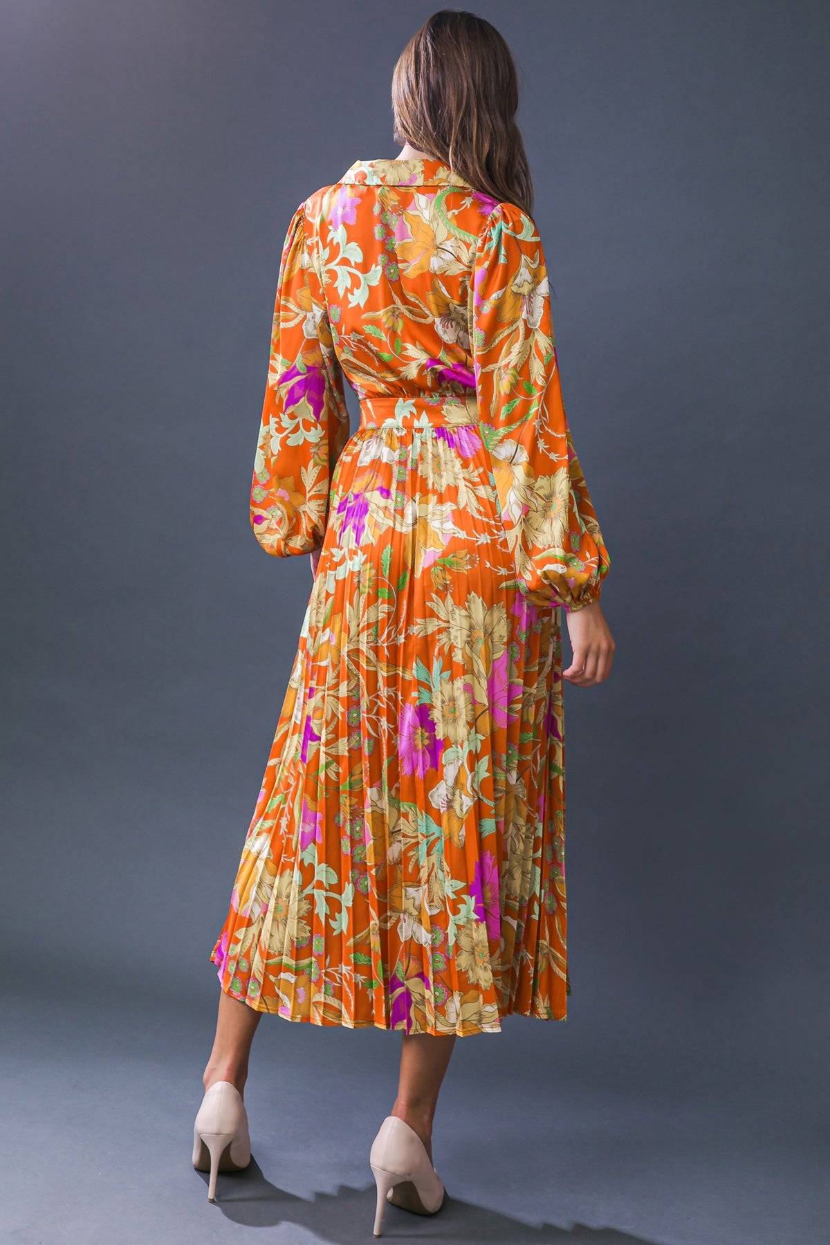 Keep Getting Better Woven Midi Dress