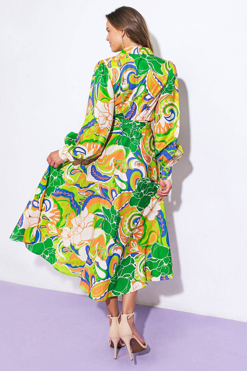 Desirable Style Woven Midi Dress