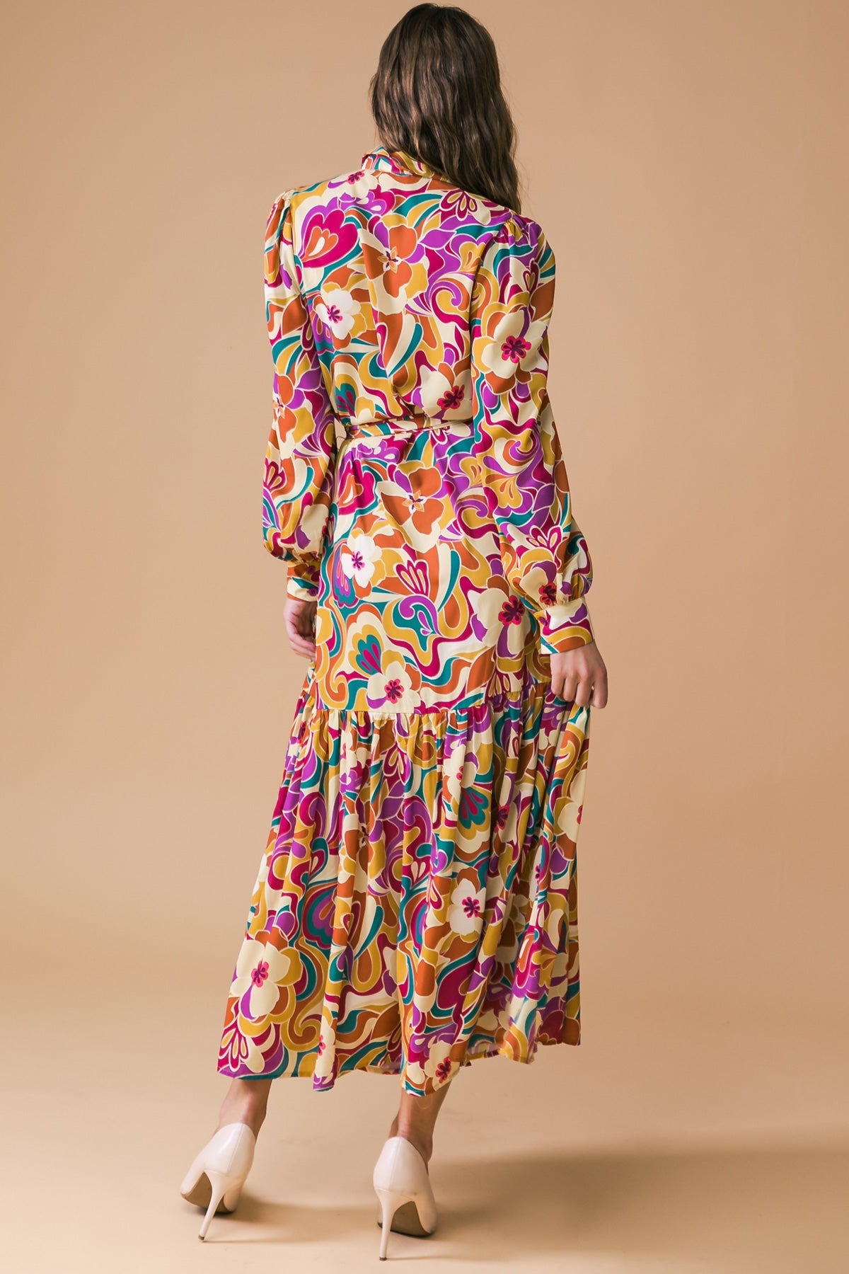 My Eyes on You Woven Midi Dress