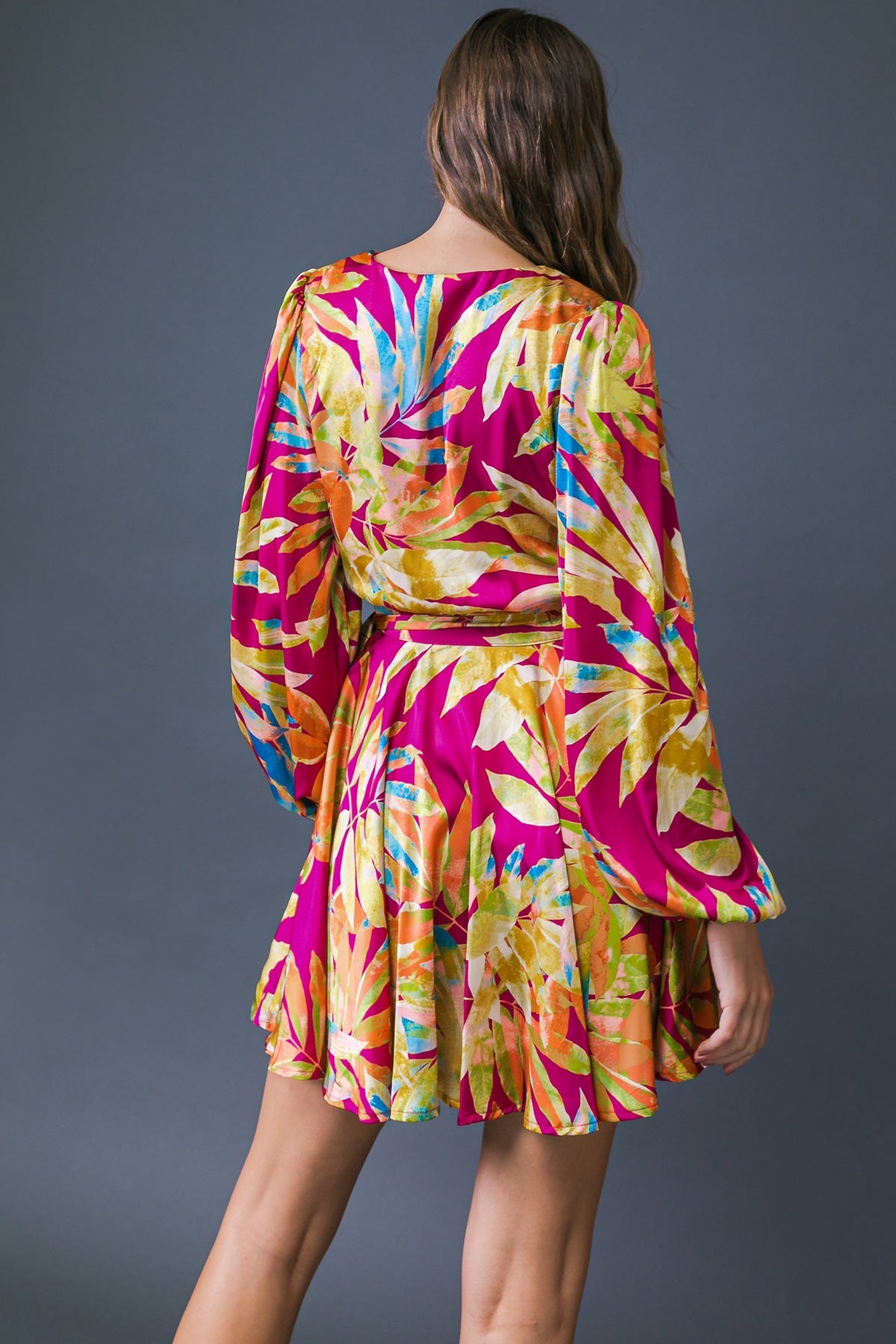 All Fall Long Woven Mini Dress