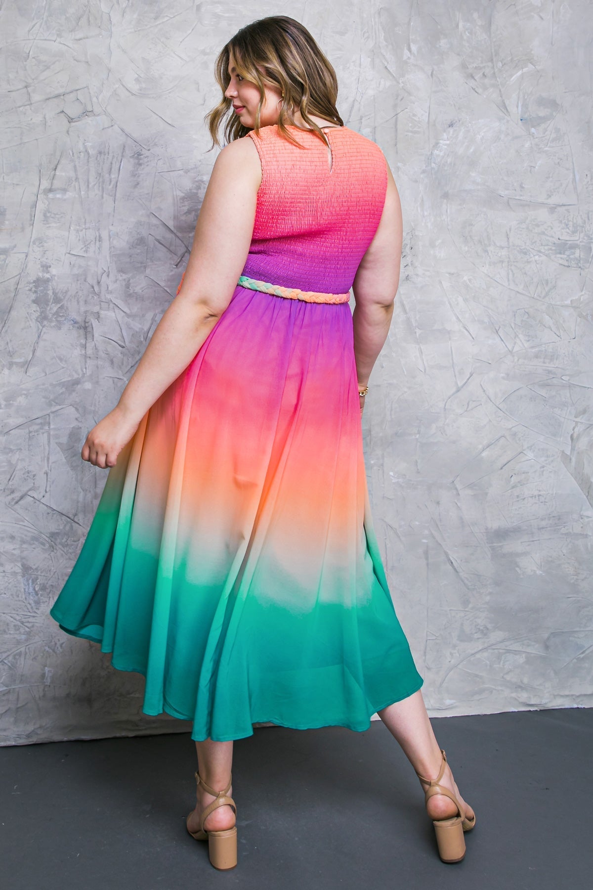 Mountain Muse Dreams Woven Midi Dress