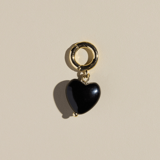 Black Heart Charm