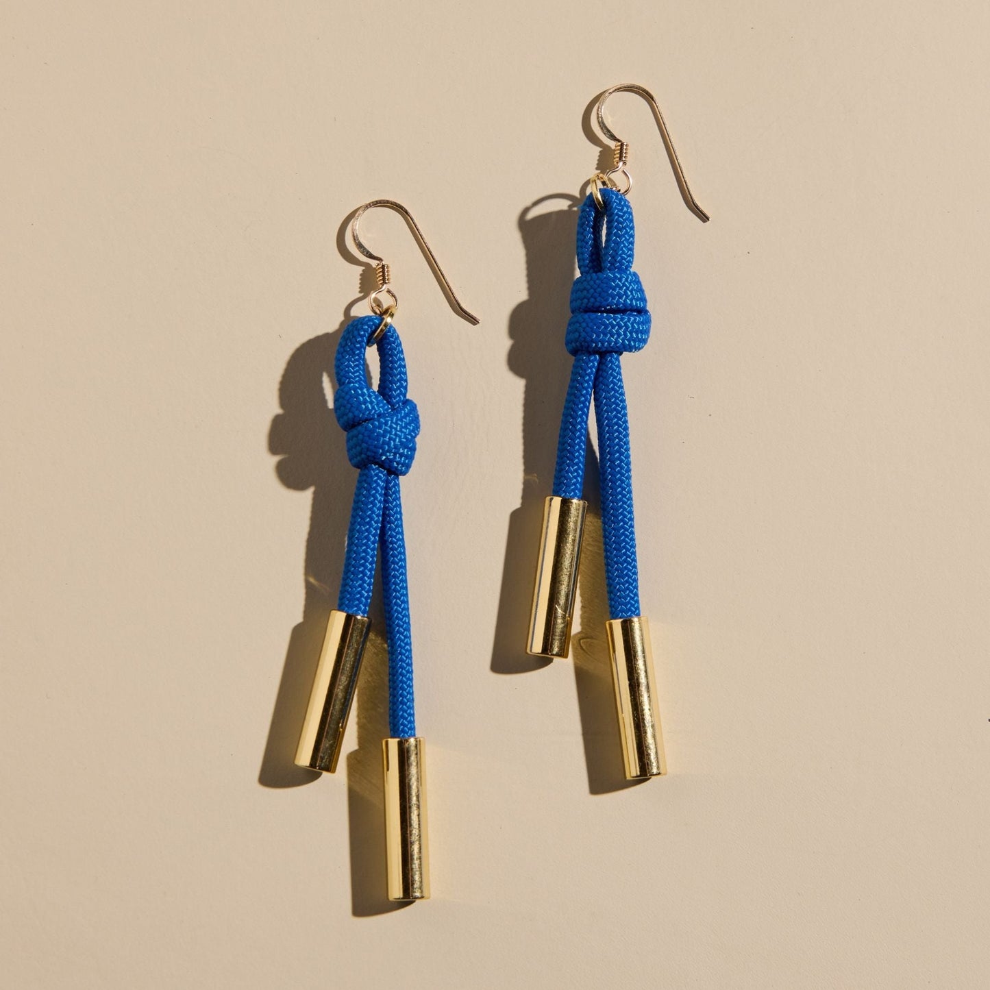 Blue Denver Cord Earring