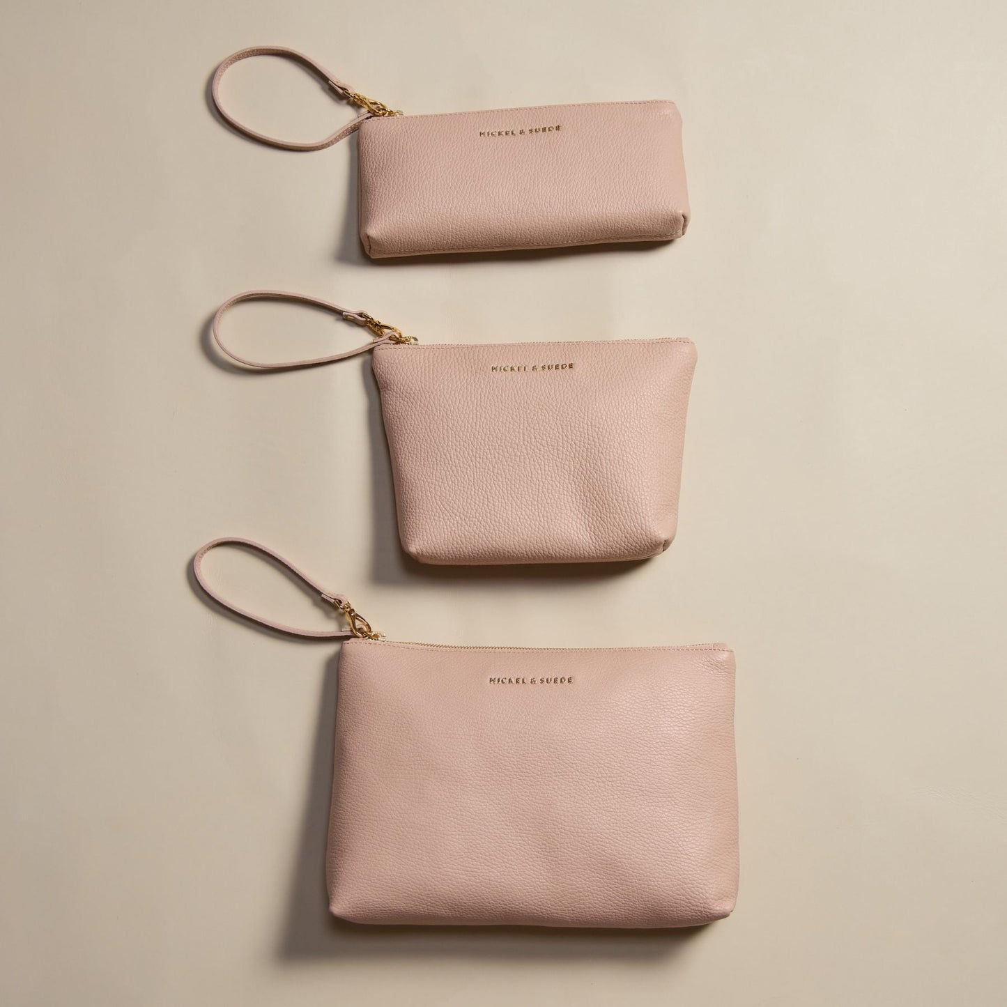 Blush Essential Wristlet Pouch