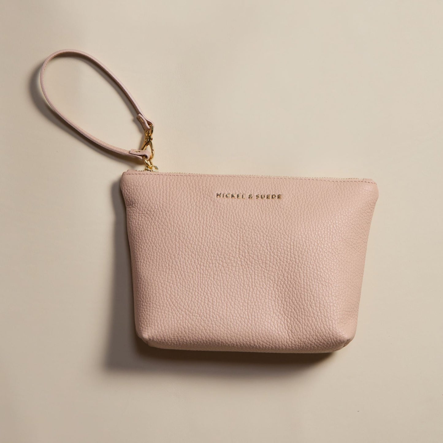Blush Essential Wristlet Pouch