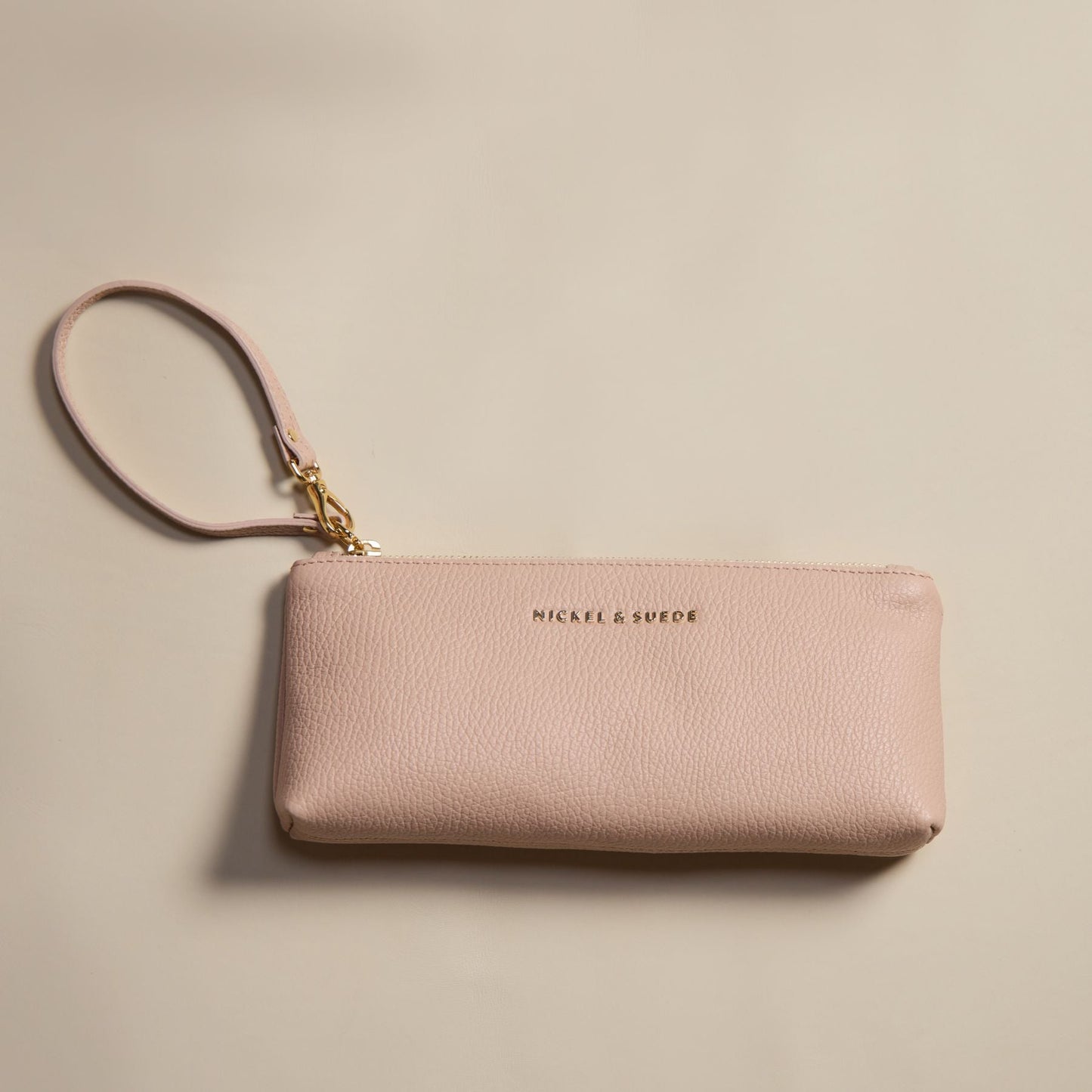 Blush Essential Wristlet Pouch