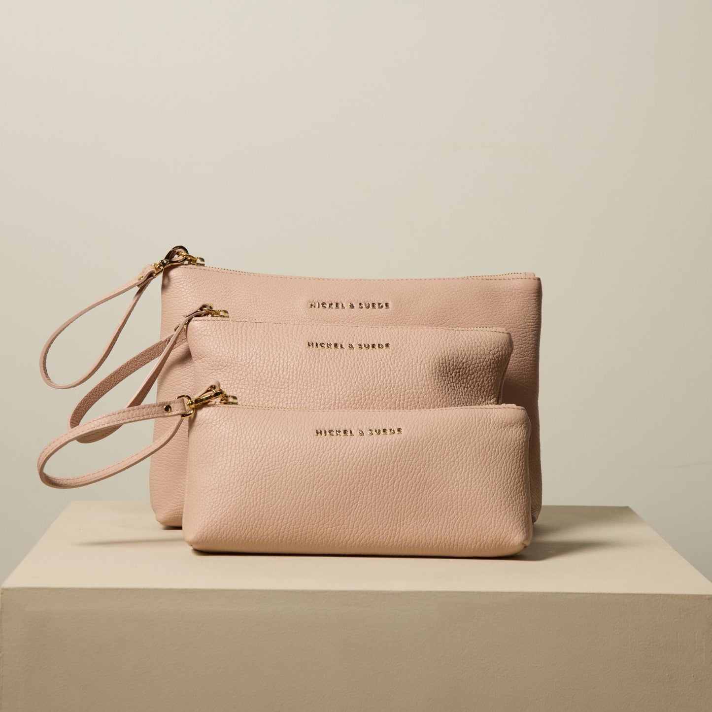 Blush Essential Wristlet Pouch