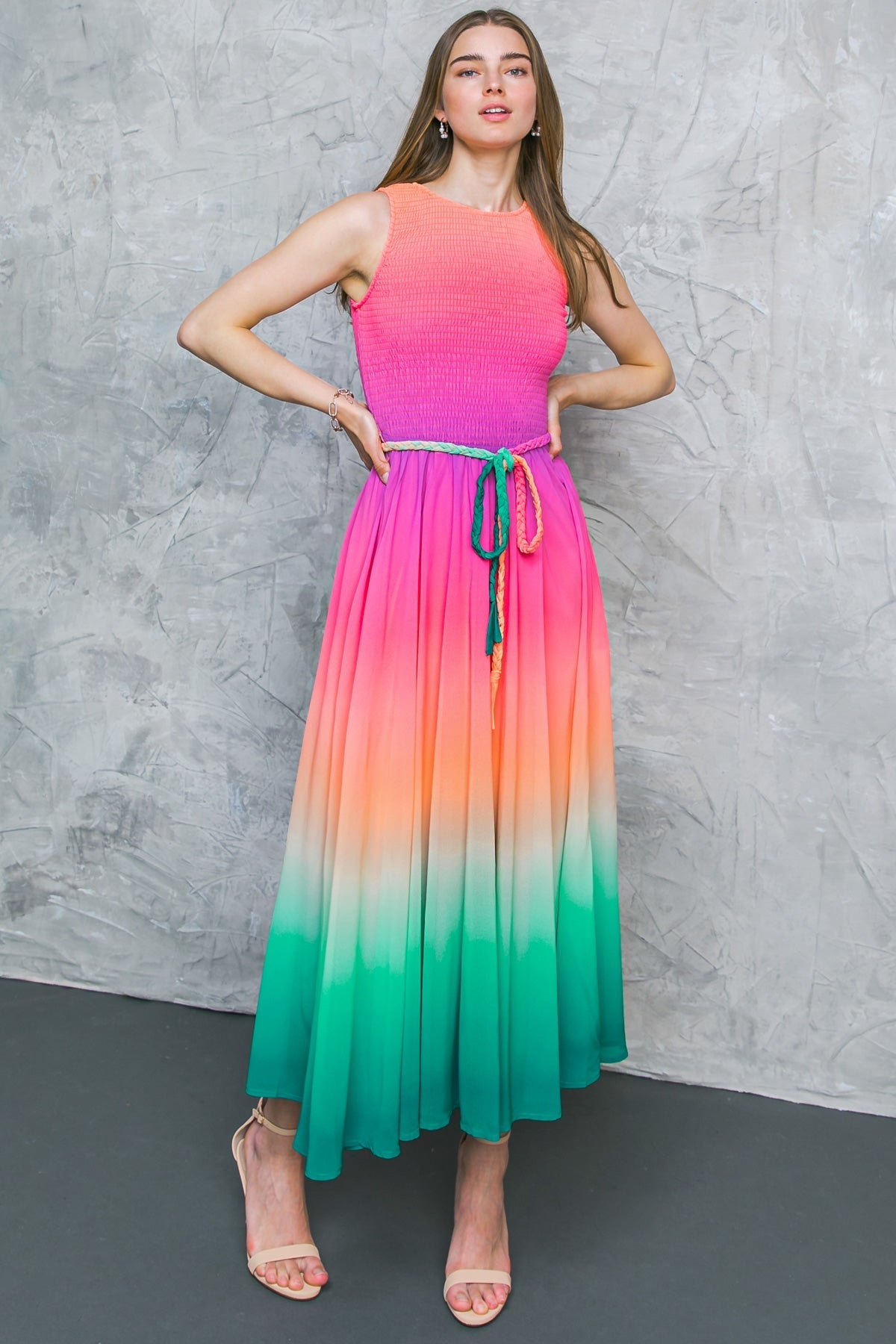 Mountain Muse Dreams Woven Midi Dress