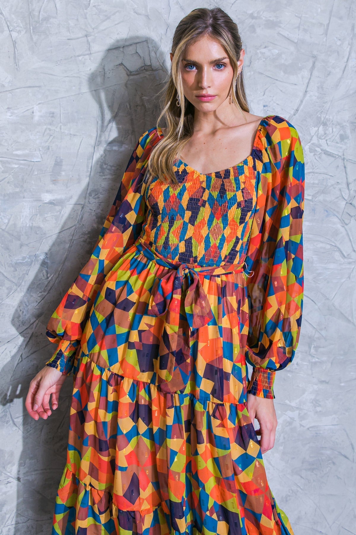 Meadow Dance Wanderer Woven Midi Dress
