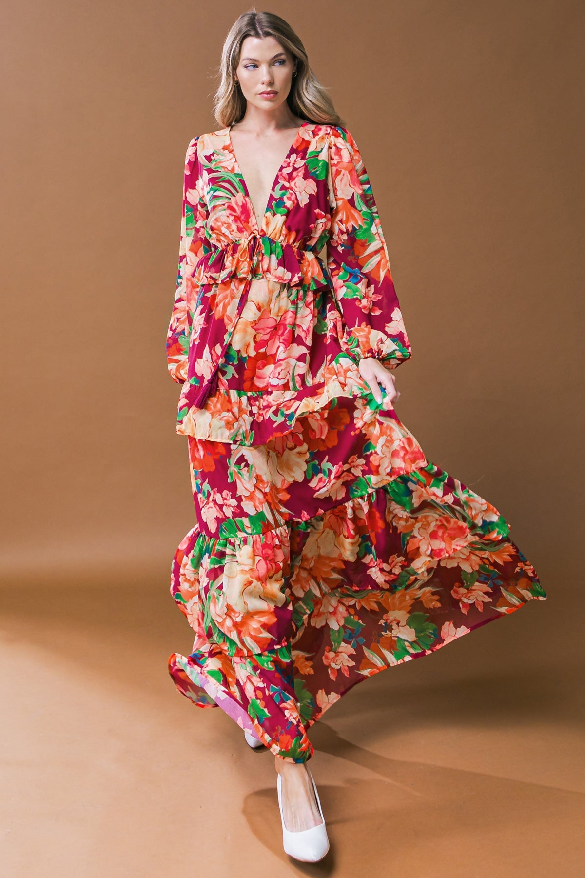 Leave You Speechless Woven Maxi Dress