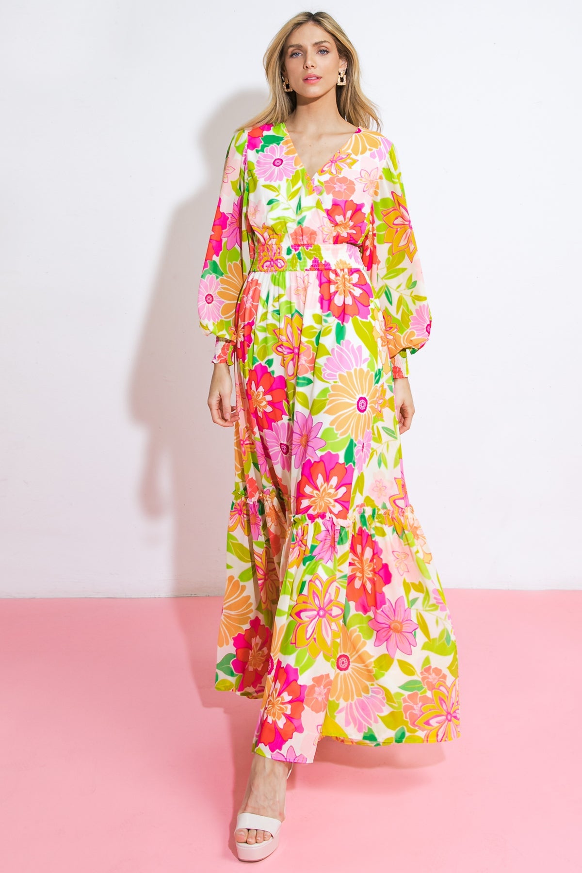 Heading Uptown Woven Maxi Dress