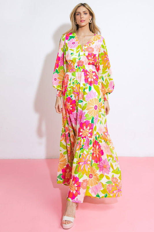 Heading Uptown Woven Maxi Dress
