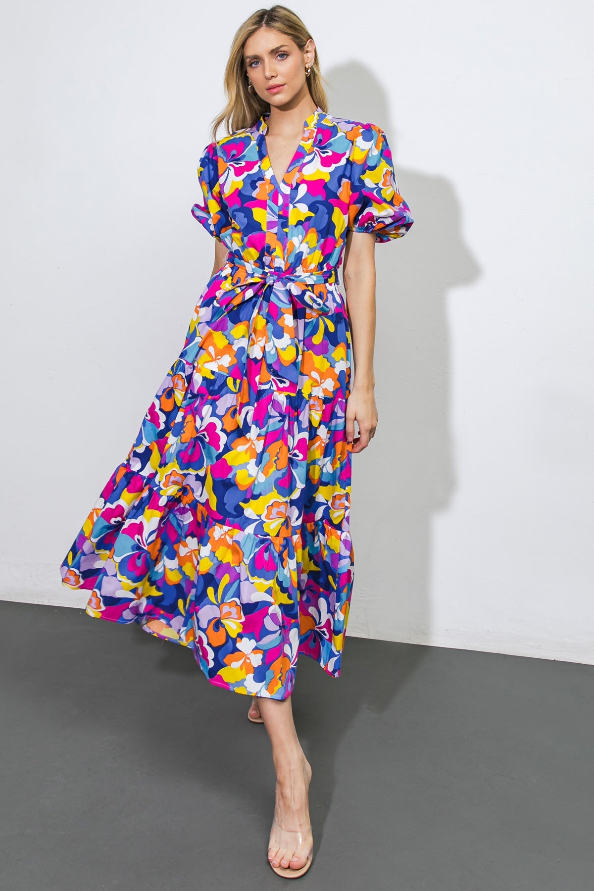 Love in Your Life Poplin Midi Dress