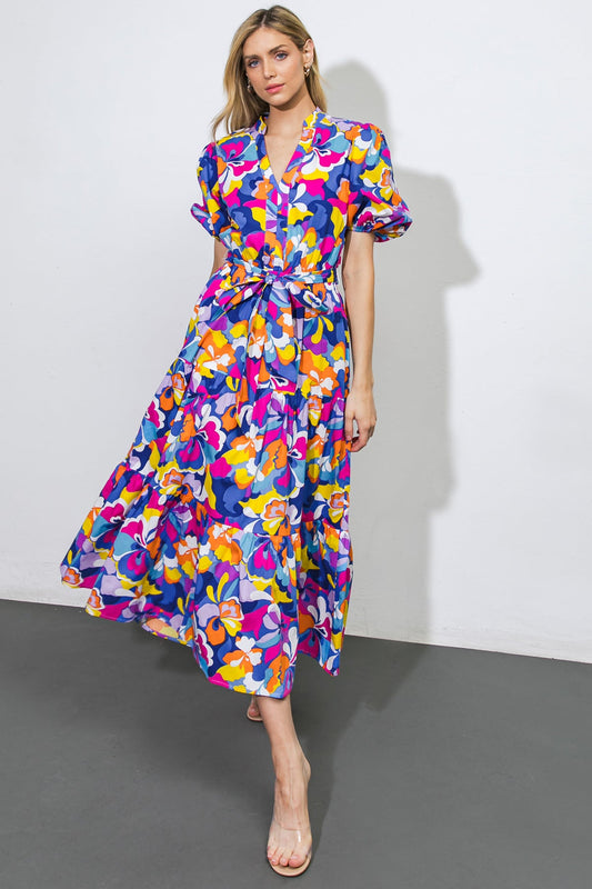 Love in Your Life Poplin Midi Dress