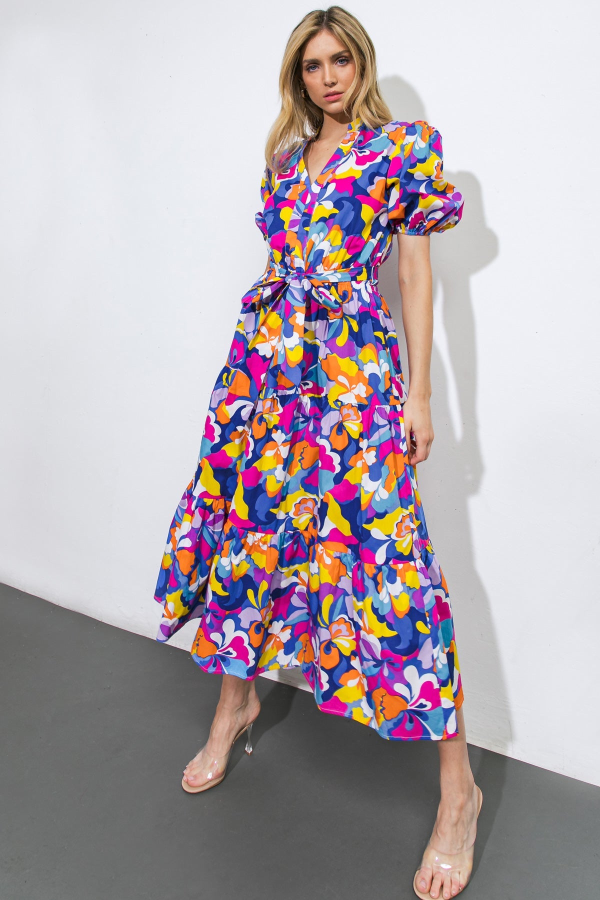 Love in Your Life Poplin Midi Dress