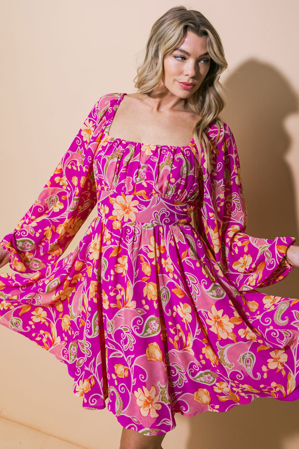 Thriving All Night Woven Mini Dress