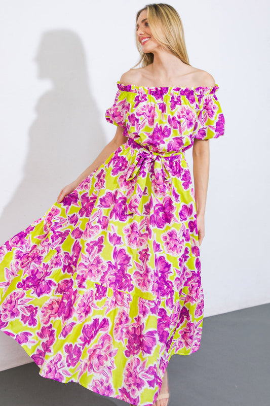 I'm in Charge Woven Midi Dress