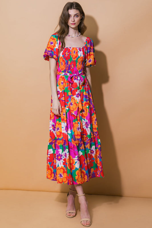 Everyone's Desire Woven Midi Dress