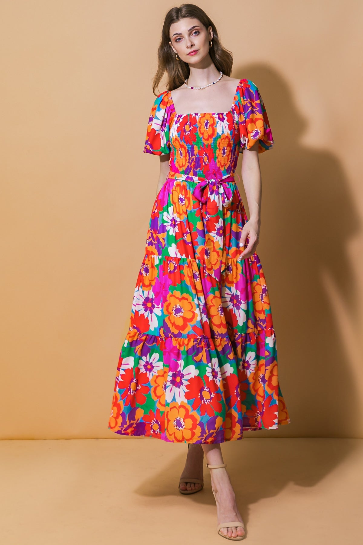 Everyone's Desire Woven Midi Dress
