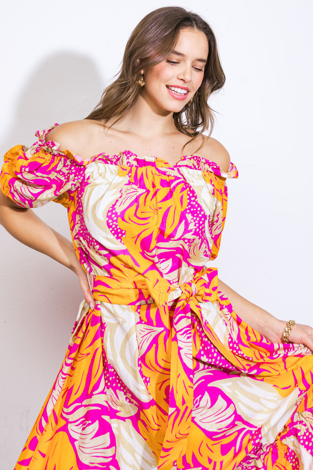 Scenic Outings Woven Mini Dress