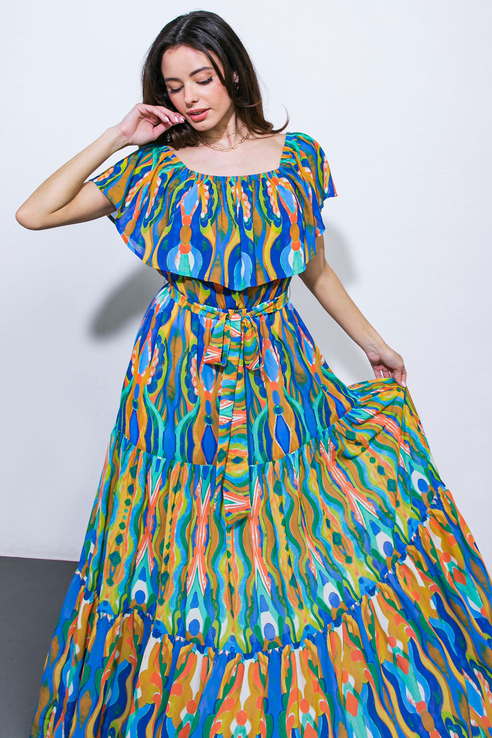 Dare To Be You Woven Maxi Dress