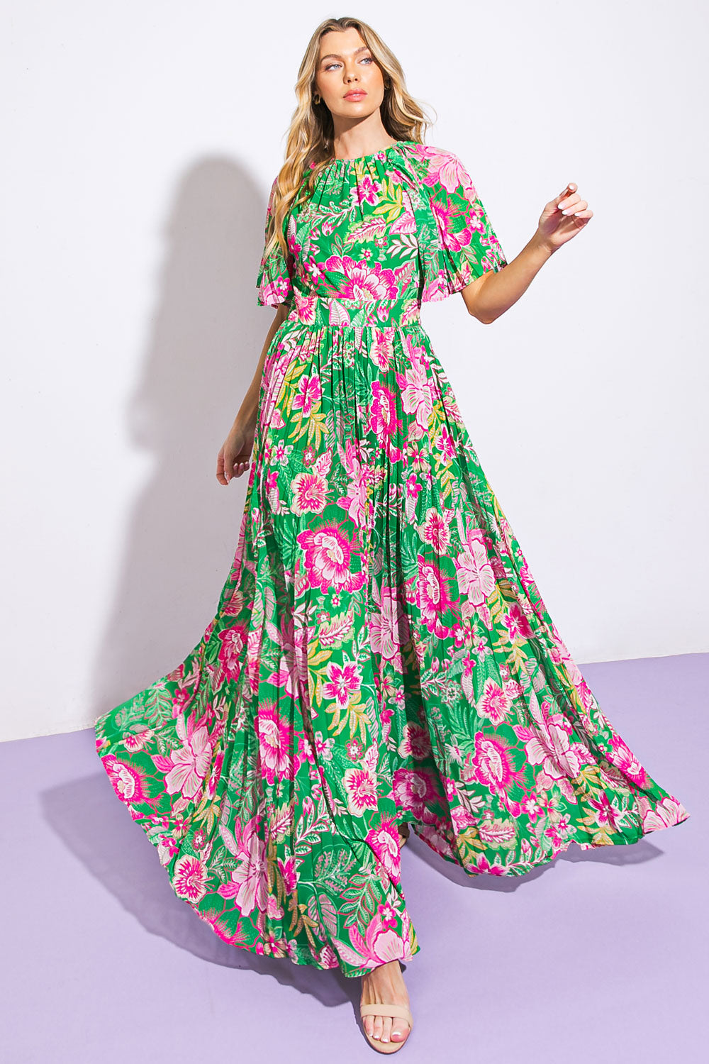 All Night Revival Woven Maxi Dress
