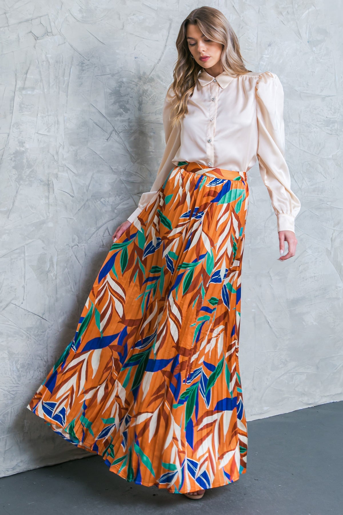 Feels Like Fall Maxi Skirt