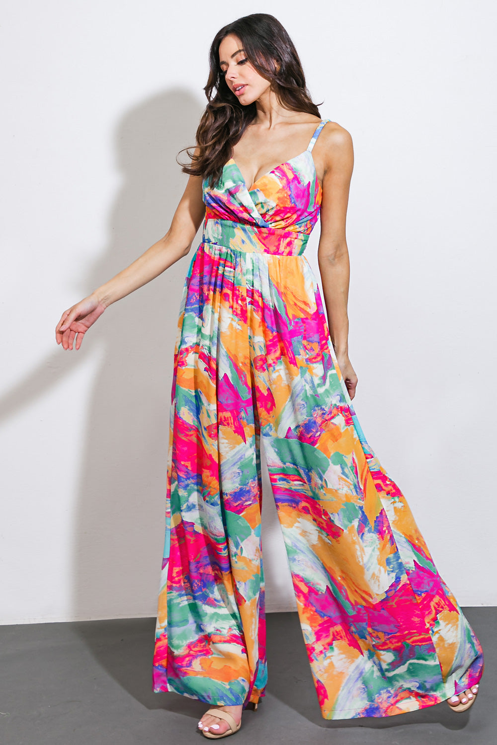 Wandering Around Woven Jumpsuit