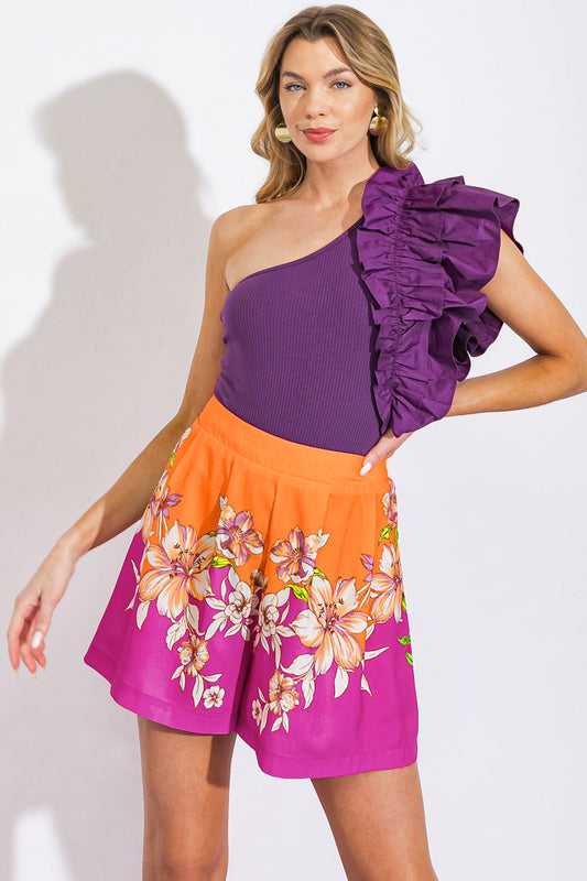 Morning Bloom Collection Woven Shorts