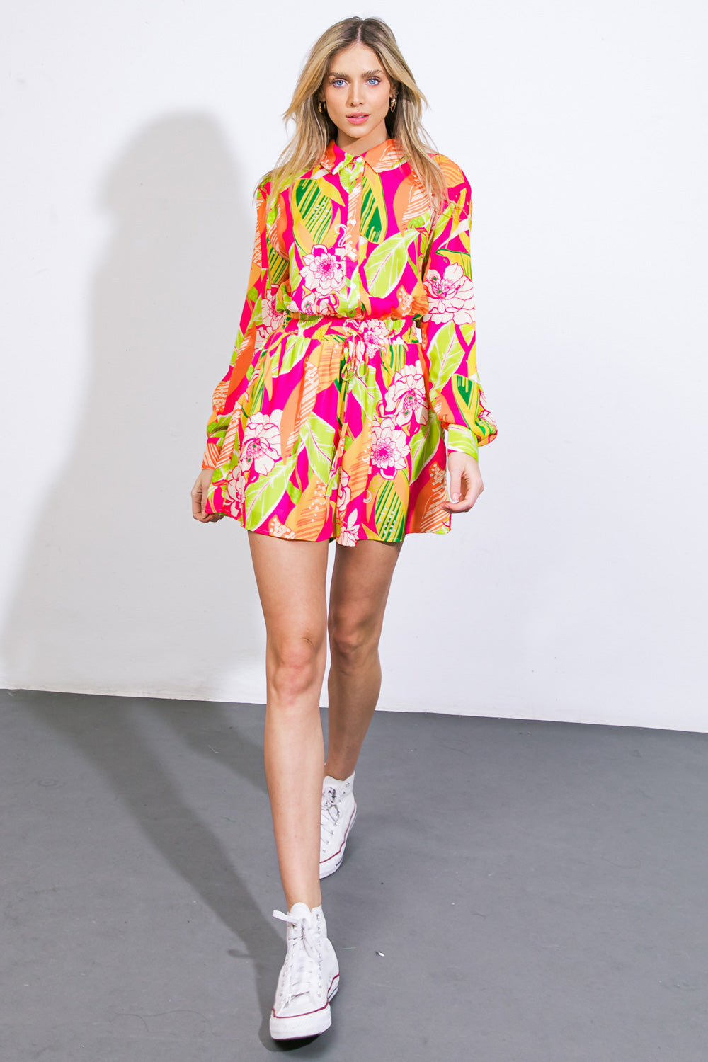 Keeping You Company Woven Romper