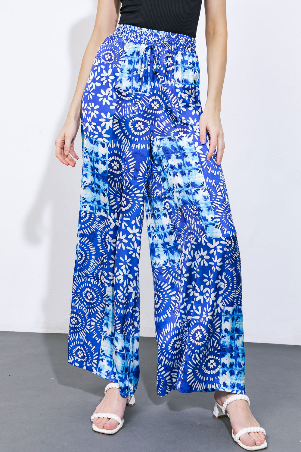 Beautiful Borders Wide Leg Pants