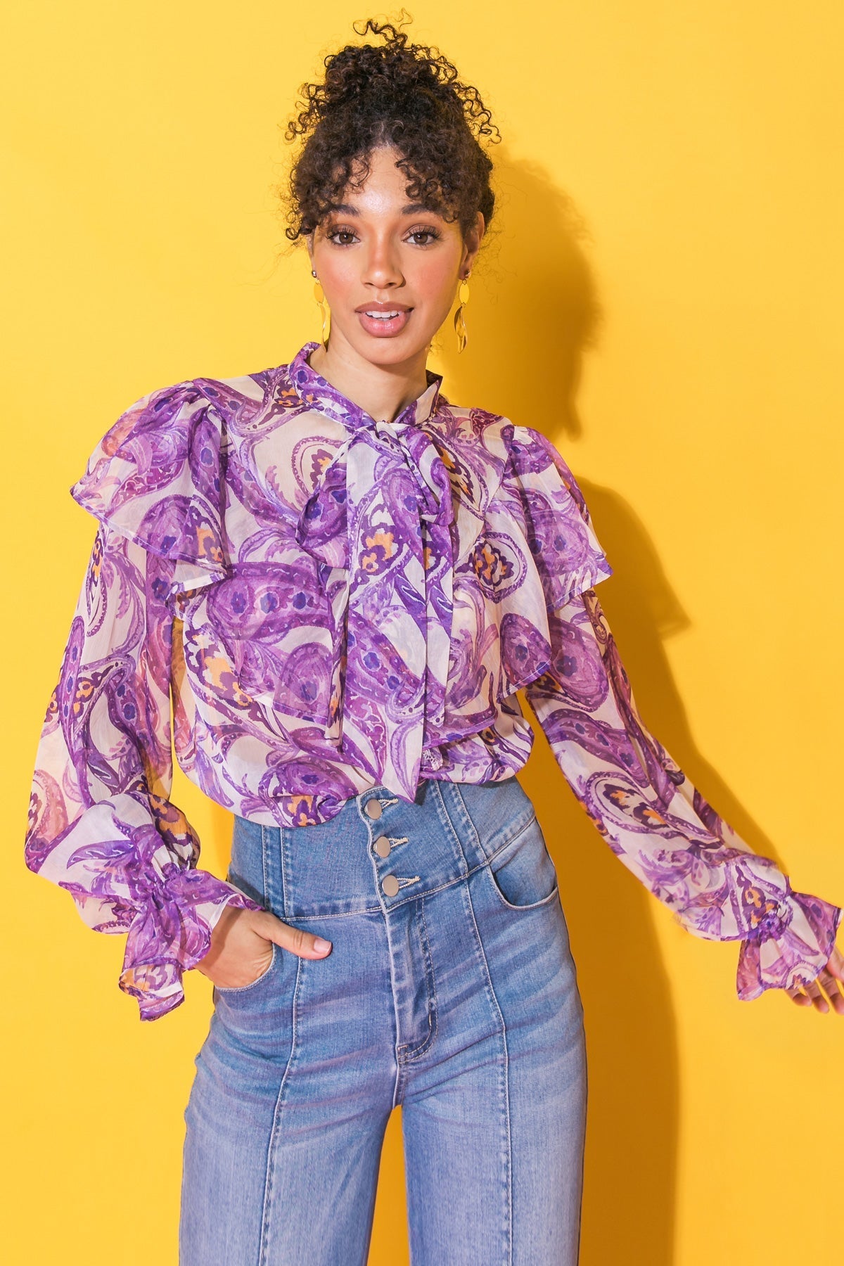 Sweetest Hello Woven Top