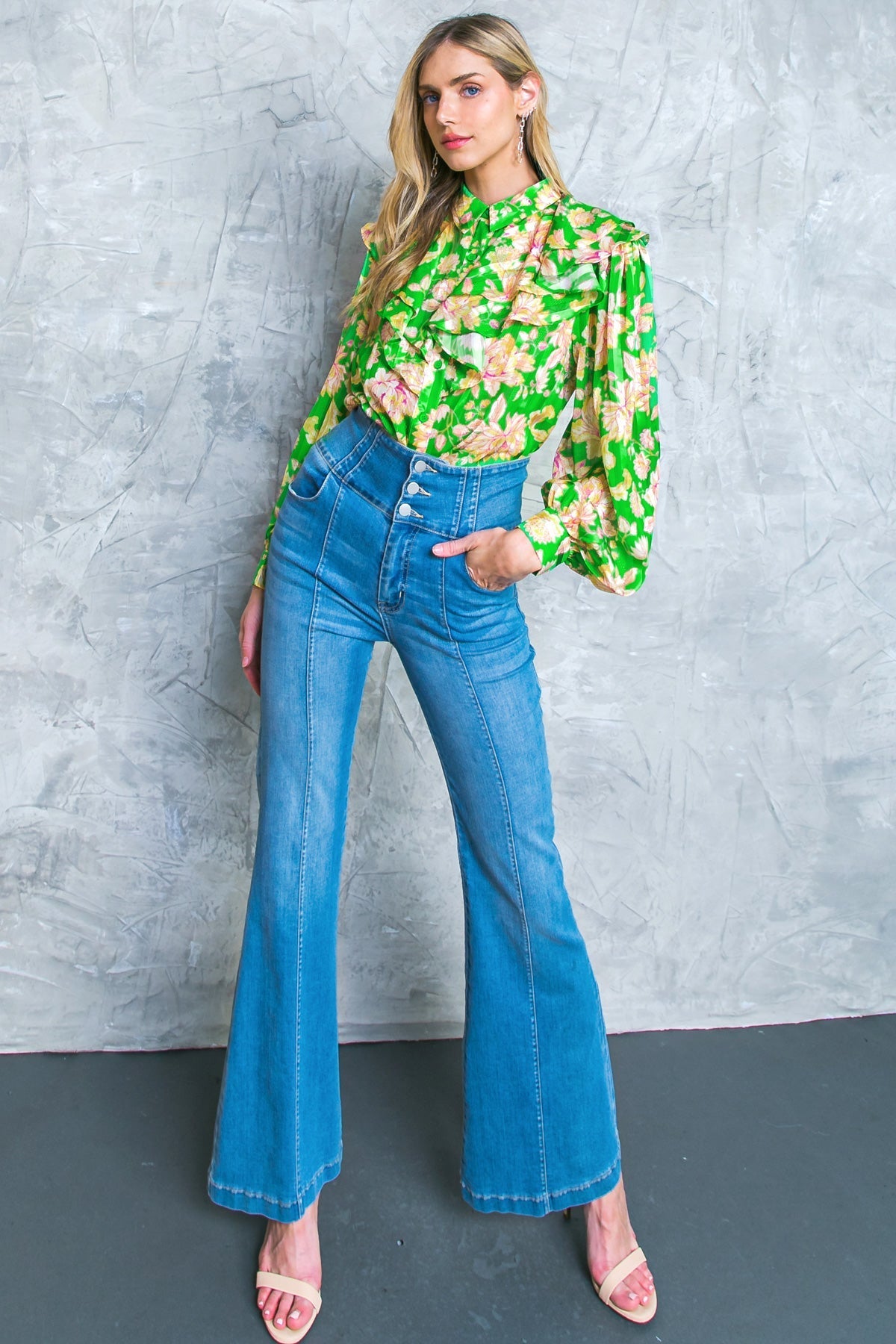 Stuck on an Island Woven Top