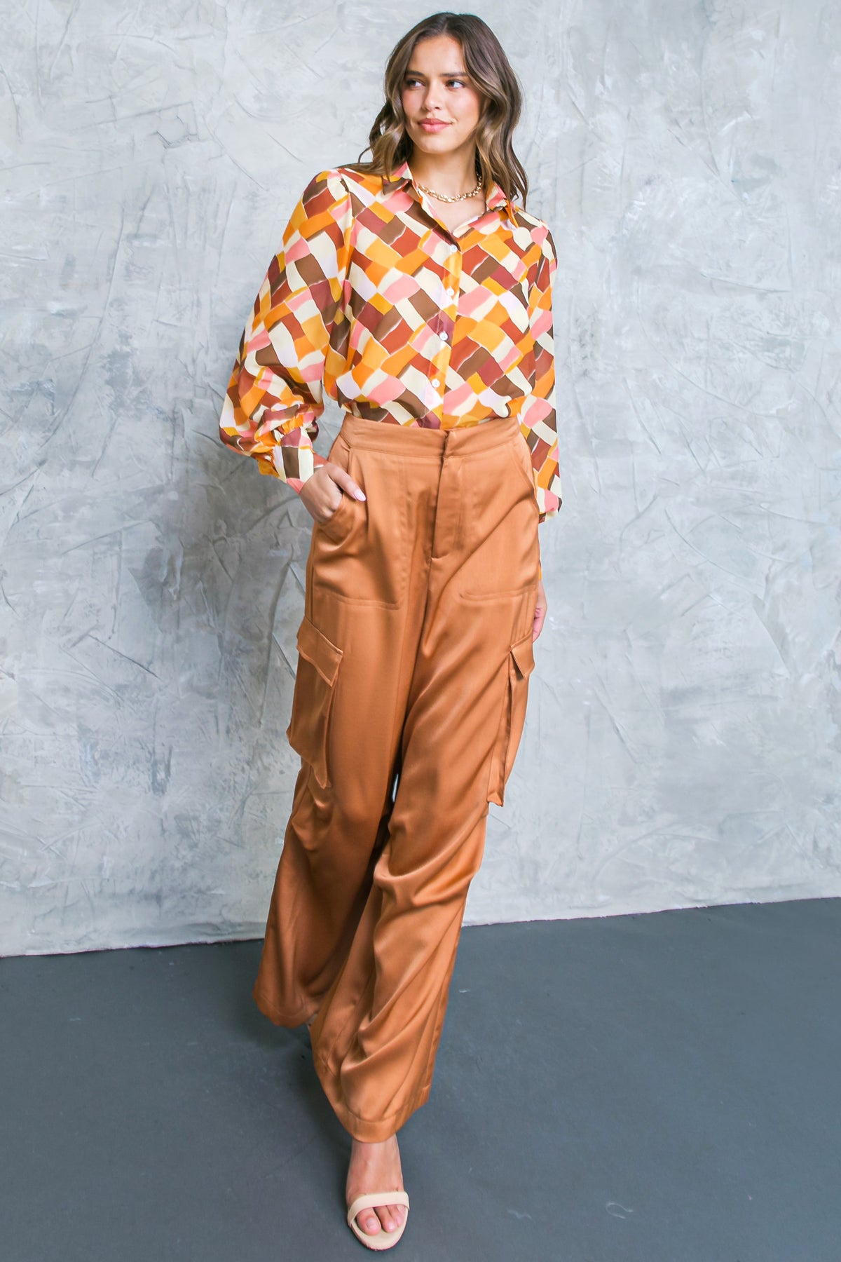 Enjoy Each Day Woven Top