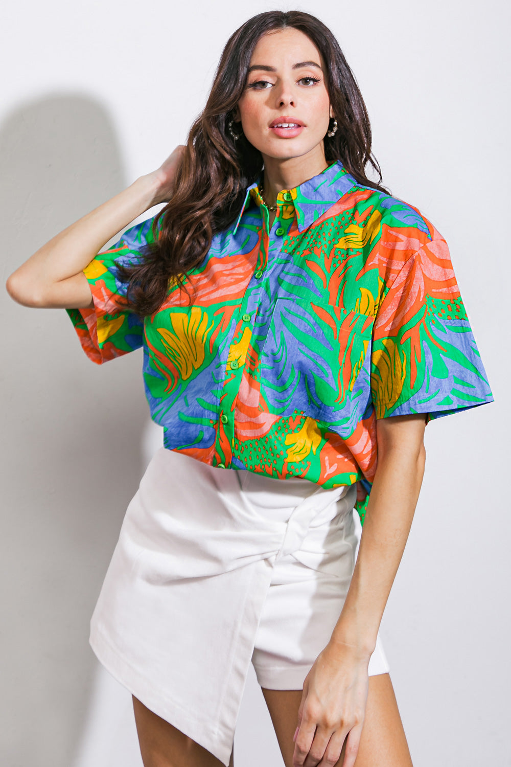 One Step At A Time Woven Top