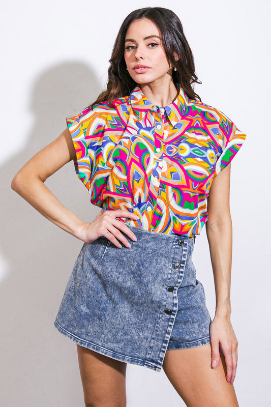 Beautiful Beginnings Woven Top