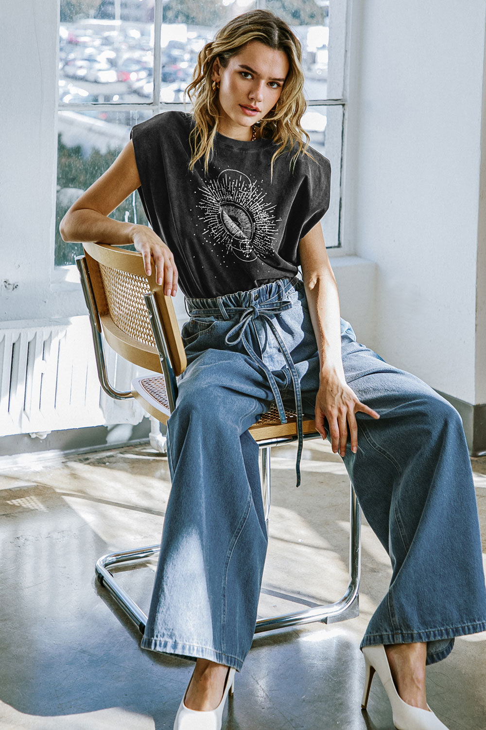 Golden Hour Glow Knit Top