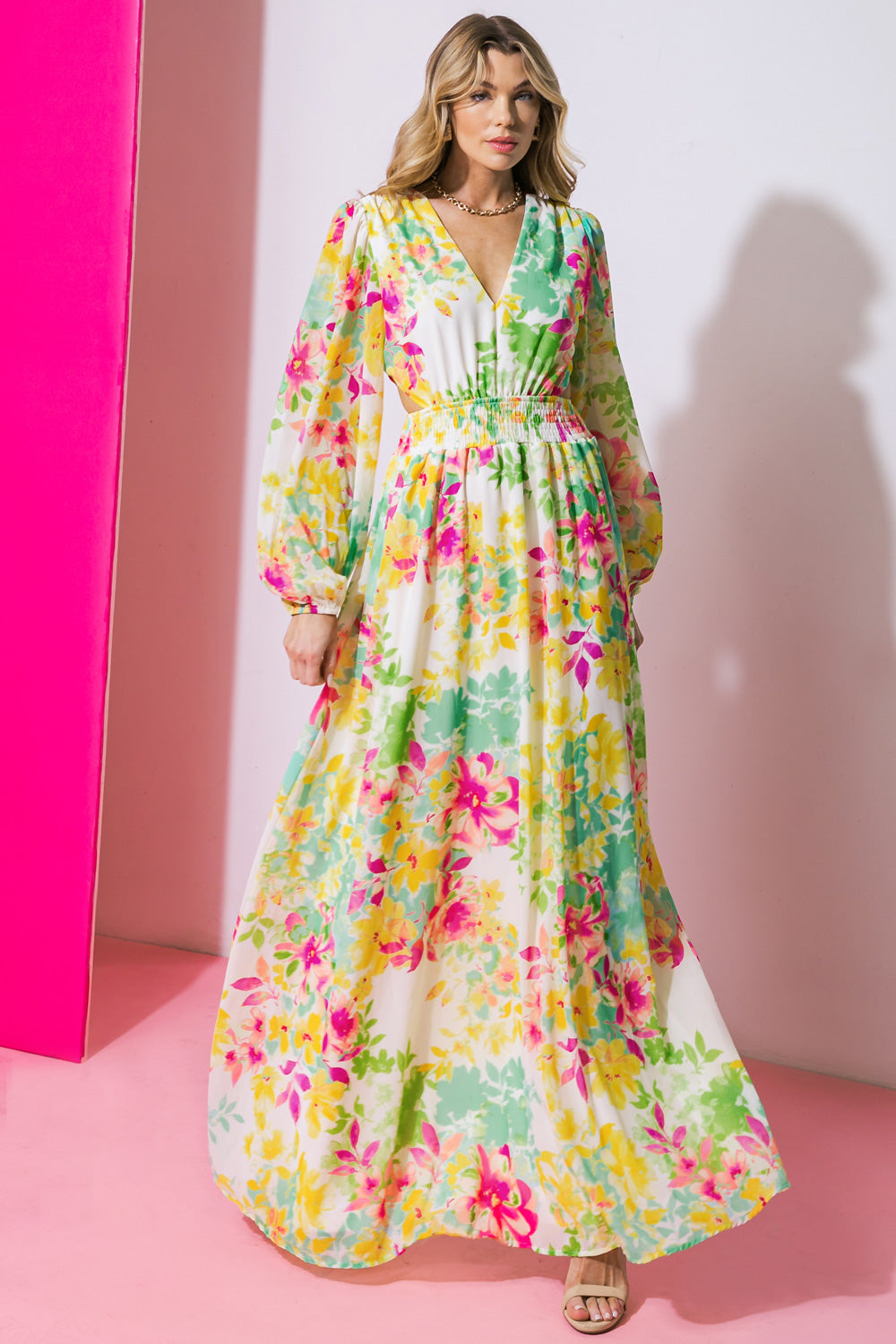 I Ain't Worried Woven Maxi Dress