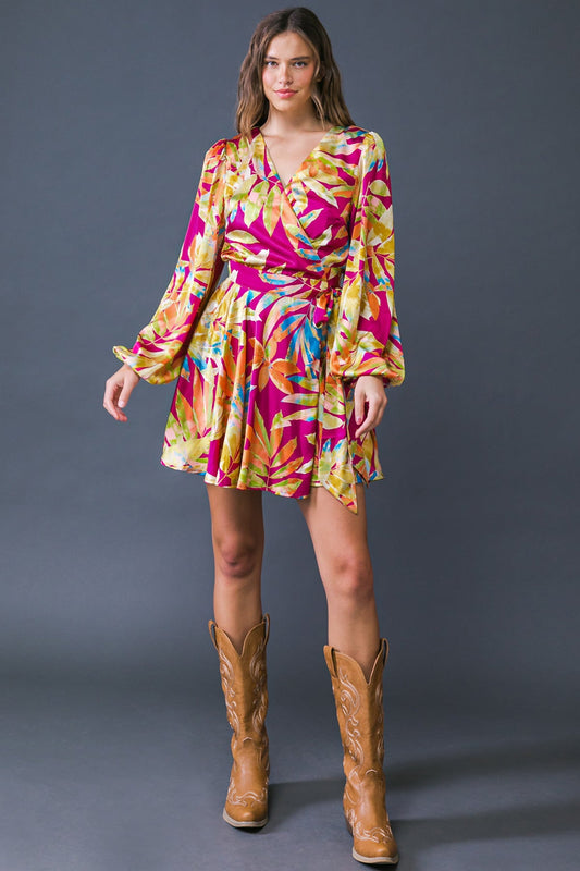 All Fall Long Woven Mini Dress