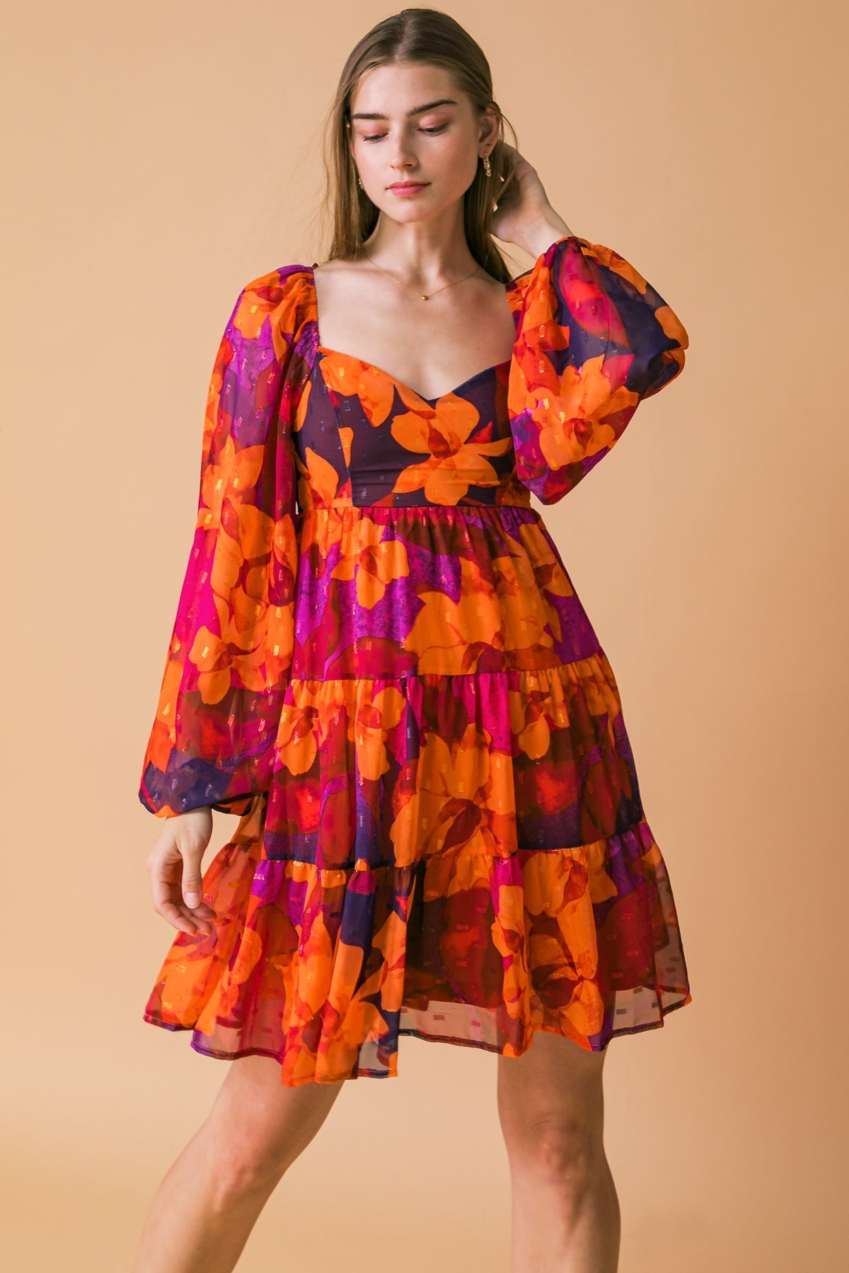 Good Flows To Me Woven Mini Dress