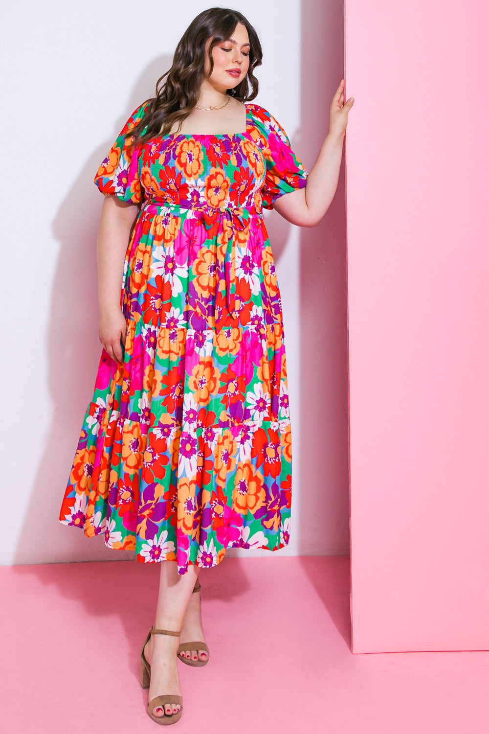 Everyone's Desire Woven Midi Dress