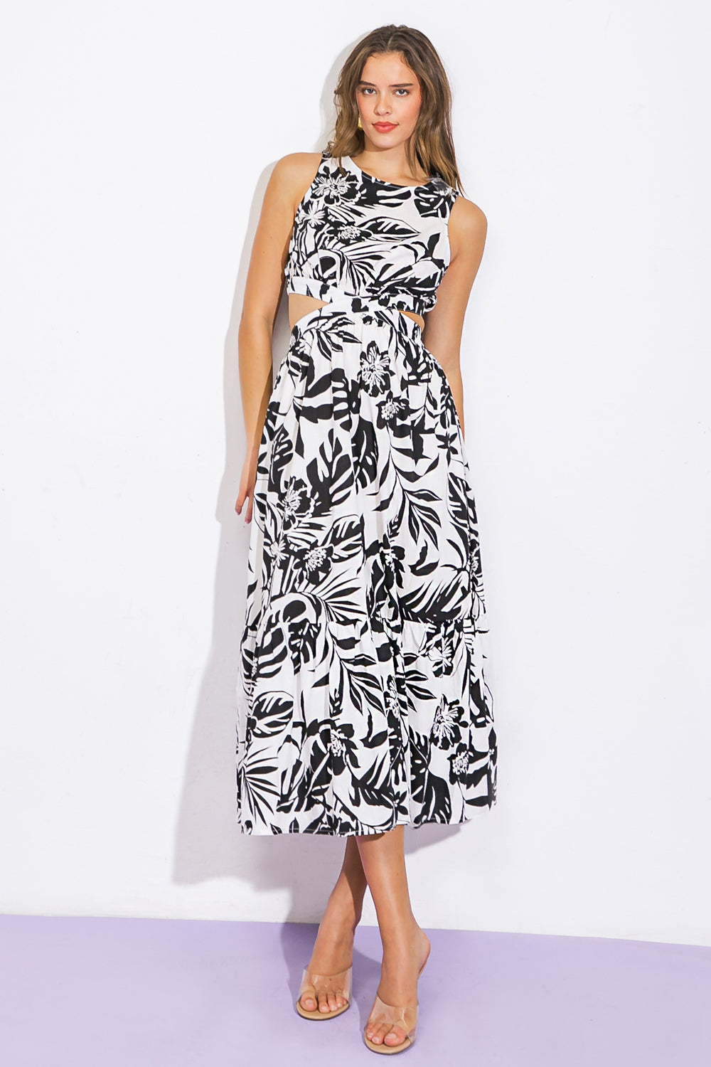 Live Your Truth Woven Midi Dress