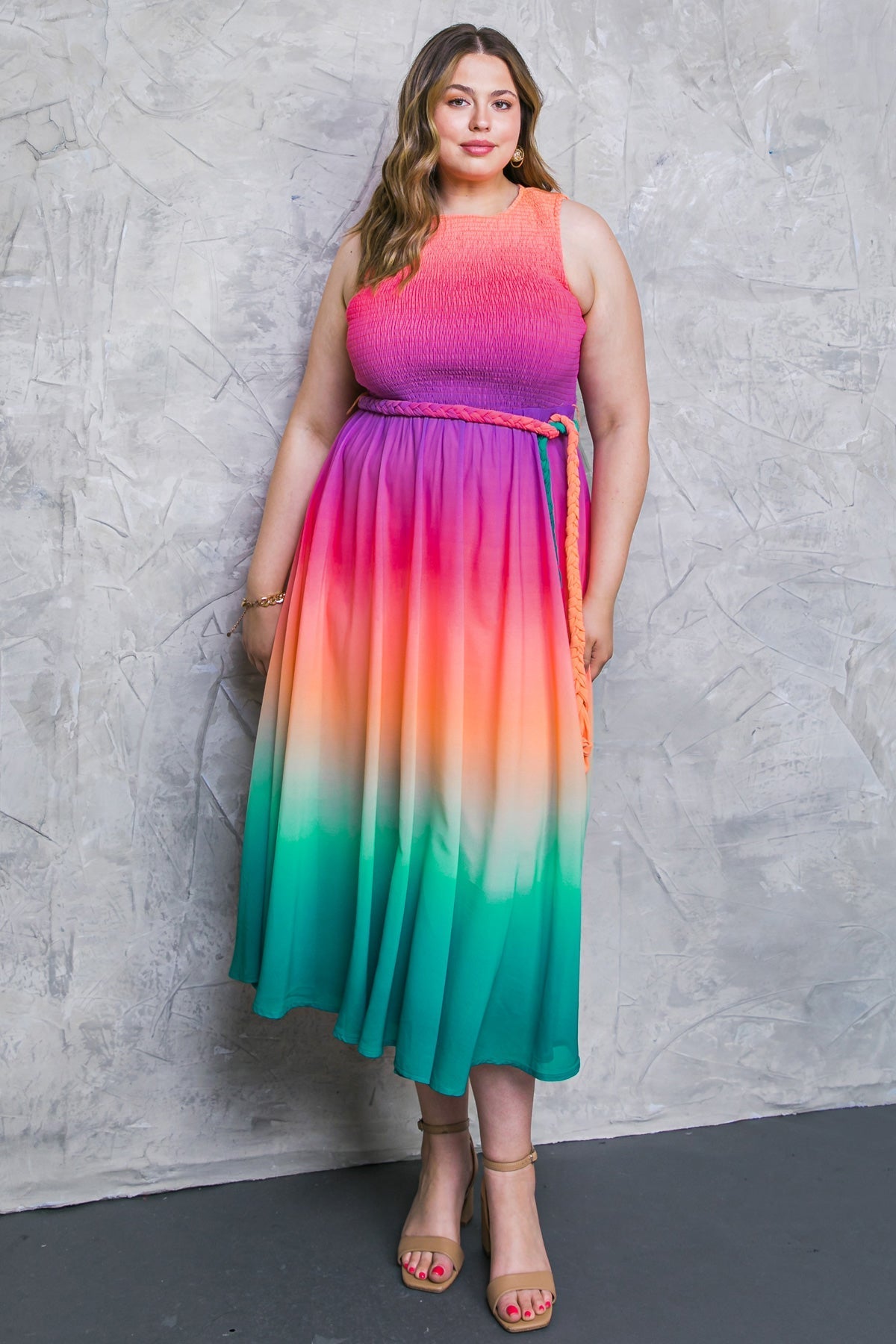 Mountain Muse Dreams Woven Midi Dress